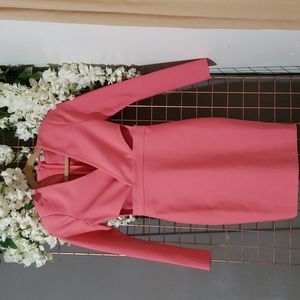 Bodycon pink dress